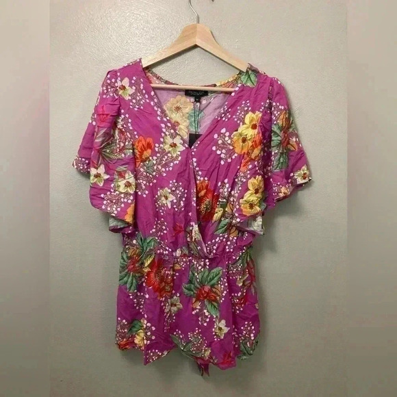 Rachel‎ Zoe floral top purple size 3x - Picture 1 of 6